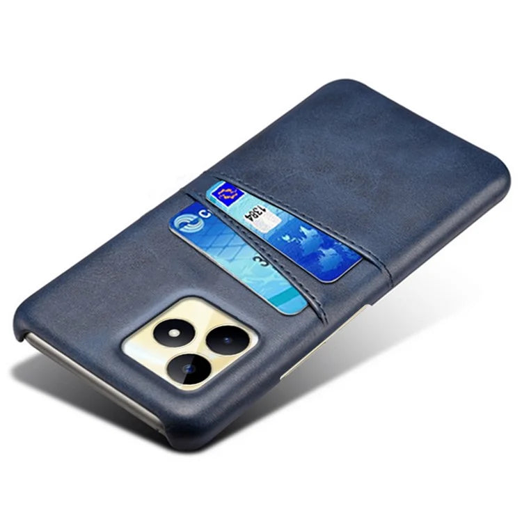 For Realme Narzo N53 4G Cell Phone Case Hard PC Cover with 2 Card Holders