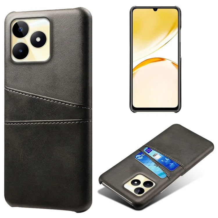 For Realme Narzo N53 4G Cell Phone Case Hard PC Cover with 2 Card Holders