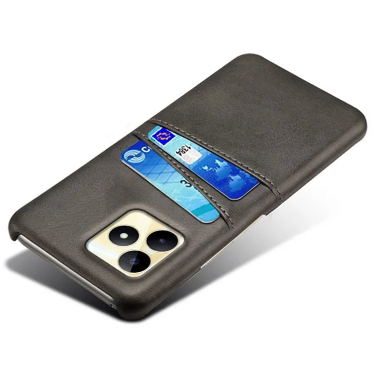 For Realme Narzo N53 4G Cell Phone Case Hard PC Cover with 2 Card Holders