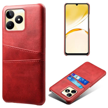 For Realme Narzo N53 4G Cell Phone Case Hard PC Cover with 2 Card Holders
