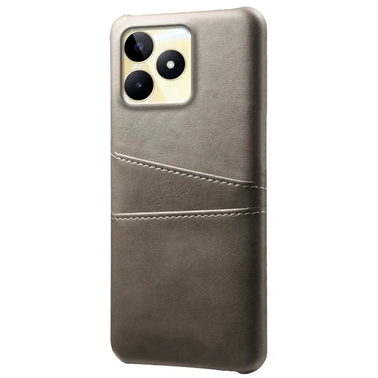 For Realme Narzo N53 4G Cell Phone Case Hard PC Cover with 2 Card Holders