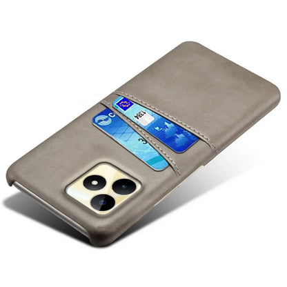 For Realme Narzo N53 4G Cell Phone Case Hard PC Cover with 2 Card Holders