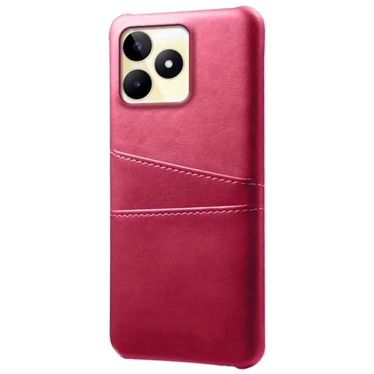 For Realme Narzo N53 4G Cell Phone Case Hard PC Cover with 2 Card Holders