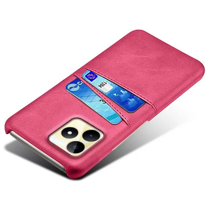 For Realme Narzo N53 4G Cell Phone Case Hard PC Cover with 2 Card Holders