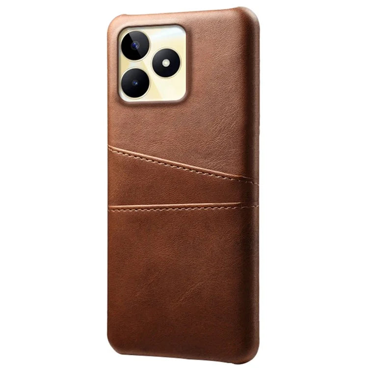For Realme Narzo N53 4G Cell Phone Case Hard PC Cover with 2 Card Holders