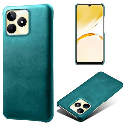 For Realme Narzo N53 4G Case PU Leather+PC Calf Texture Phone Protective Shell