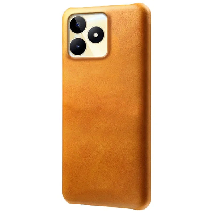 For Realme Narzo N53 4G Case PU Leather+PC Calf Texture Phone Protective Shell