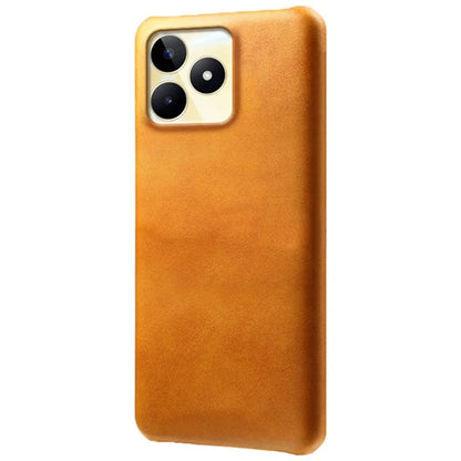 For Realme Narzo N53 4G Case PU Leather+PC Calf Texture Phone Protective Shell