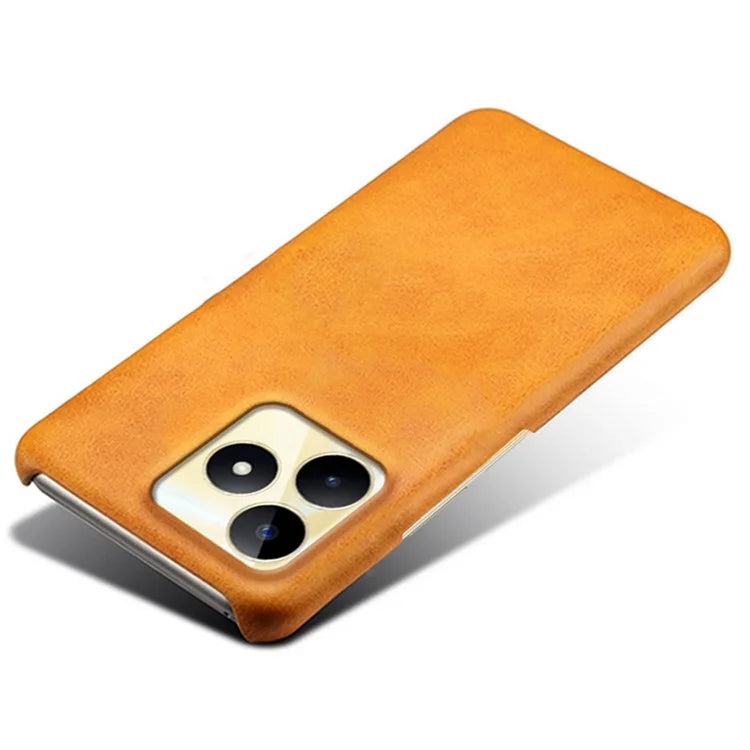 For Realme Narzo N53 4G Case PU Leather+PC Calf Texture Phone Protective Shell