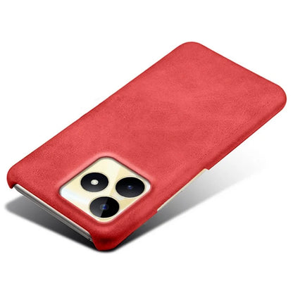 For Realme Narzo N53 4G Case PU Leather+PC Calf Texture Phone Protective Shell