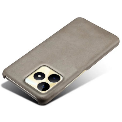 For Realme Narzo N53 4G Case PU Leather+PC Calf Texture Phone Protective Shell