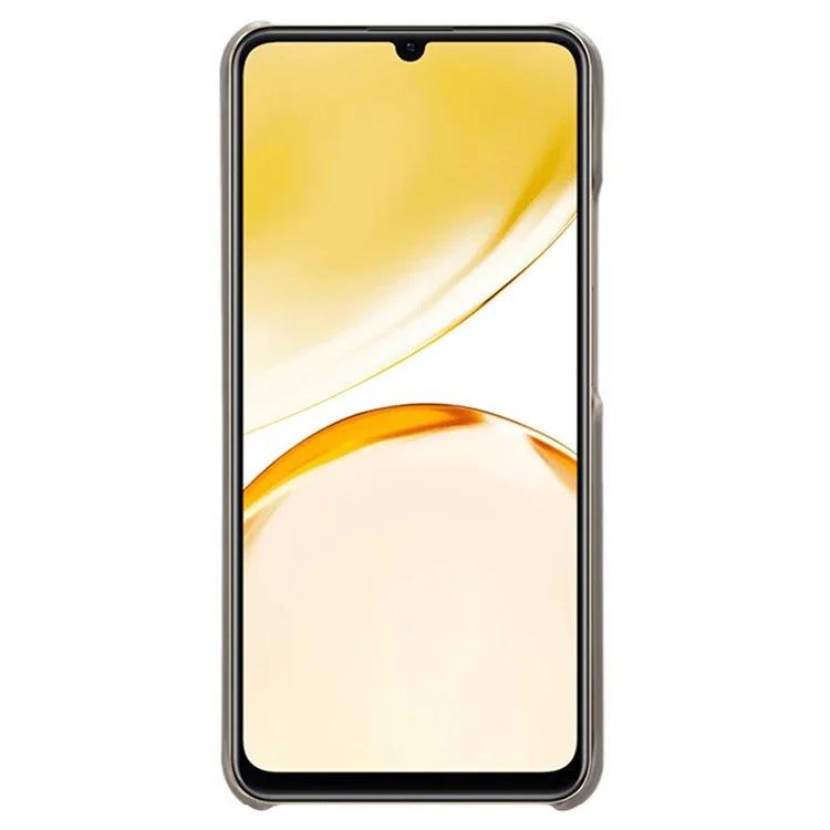 For Realme Narzo N53 4G Case PU Leather+PC Calf Texture Phone Protective Shell