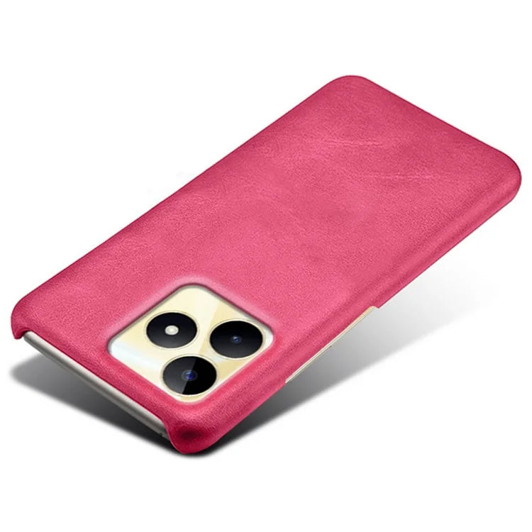 For Realme Narzo N53 4G Case PU Leather+PC Calf Texture Phone Protective Shell