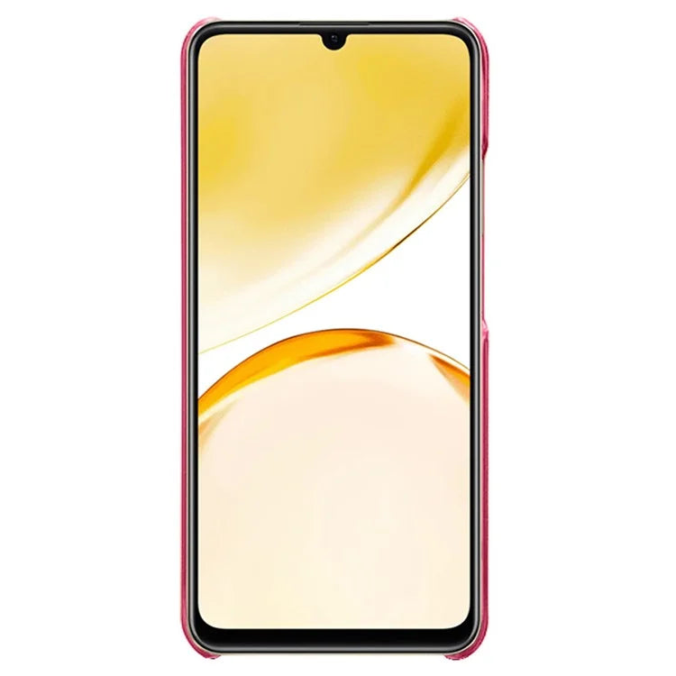 For Realme Narzo N53 4G Case PU Leather+PC Calf Texture Phone Protective Shell