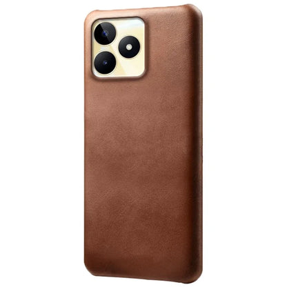 For Realme Narzo N53 4G Case PU Leather+PC Calf Texture Phone Protective Shell