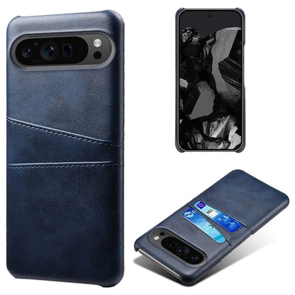 For Google Pixel 9 Pro Shockproof Case Hard PC Card Holder Back Phone Cover