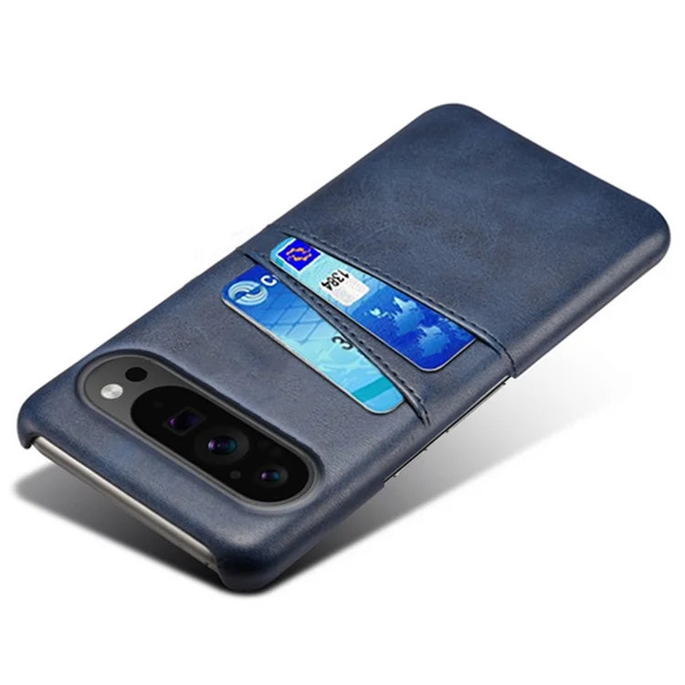 For Google Pixel 9 Pro Shockproof Case Hard PC Card Holder Back Phone Cover