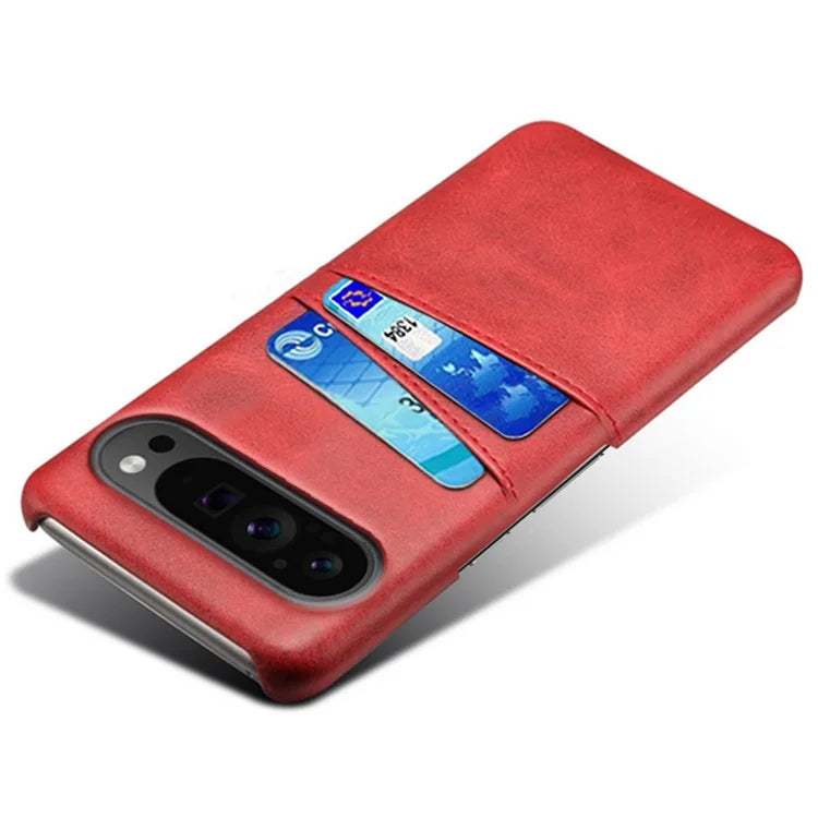 For Google Pixel 9 Pro Shockproof Case Hard PC Card Holder Back Phone Cover