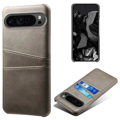 For Google Pixel 9 Pro Shockproof Case Hard PC Card Holder Back Phone Cover