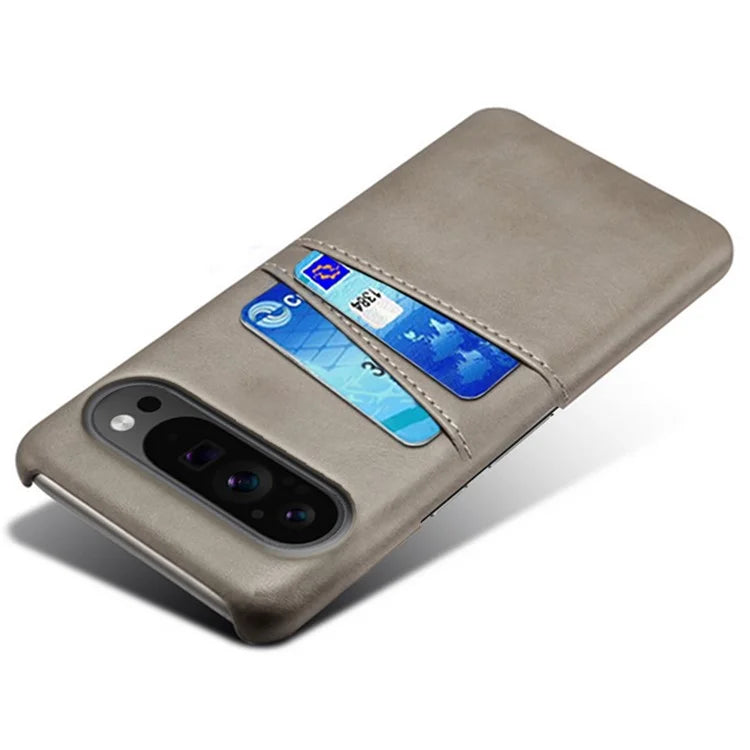 For Google Pixel 9 Pro Shockproof Case Hard PC Card Holder Back Phone Cover