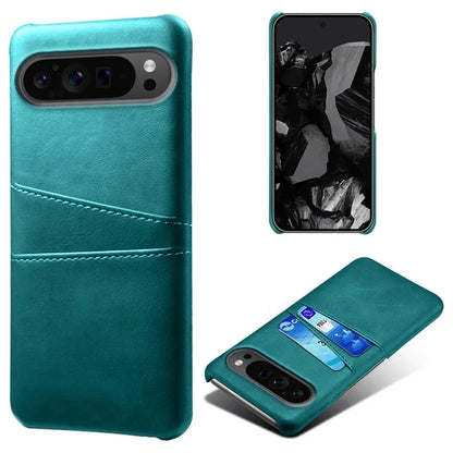 For Google Pixel 9 Pro Shockproof Case Hard PC Card Holder Back Phone Cover