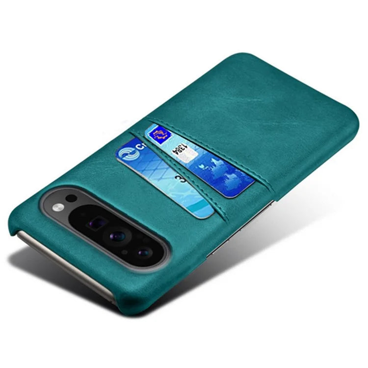 For Google Pixel 9 Pro Shockproof Case Hard PC Card Holder Back Phone Cover