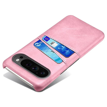 For Google Pixel 9 Pro Shockproof Case Hard PC Card Holder Back Phone Cover
