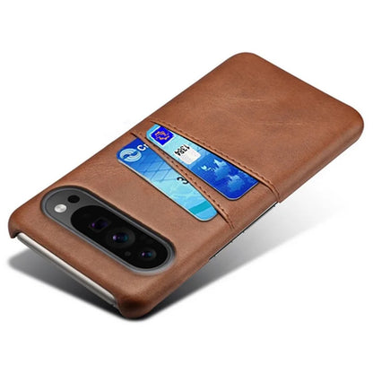 For Google Pixel 9 Pro Shockproof Case Hard PC Card Holder Back Phone Cover