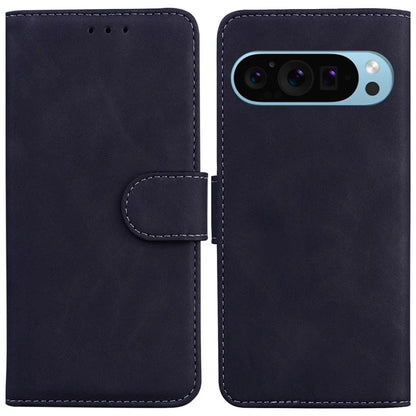 For Google Pixel 9 Pro Cover PU Leather Case Pure Color Wallet Cover Protective Phone Stand