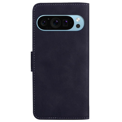 For Google Pixel 9 Pro Cover PU Leather Case Pure Color Wallet Cover Protective Phone Stand