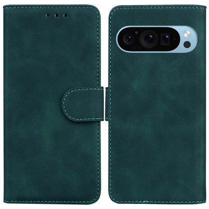 For Google Pixel 9 Pro Cover PU Leather Case Pure Color Wallet Cover Protective Phone Stand