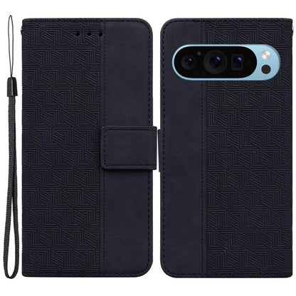 For Google Pixel 9 Pro Cell Phone Case Imprinted Leather Wallet Stand Shockproof Cover
