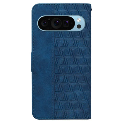 For Google Pixel 9 Pro Cell Phone Case Imprinted Leather Wallet Stand Shockproof Cover