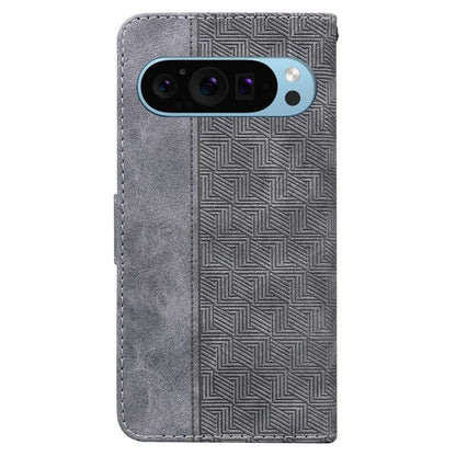 For Google Pixel 9 Pro Cell Phone Case Imprinted Leather Wallet Stand Shockproof Cover