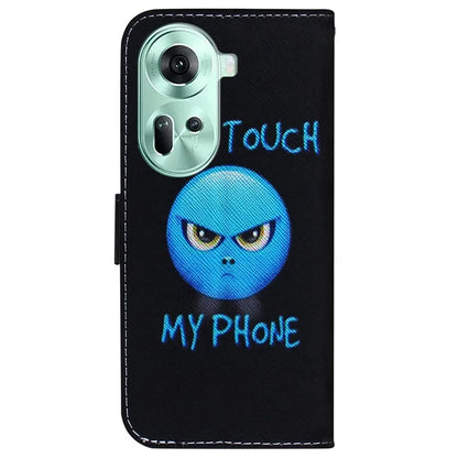 For Oppo Reno11 5G (Global) Wallet Case Pattern Printing Mobile Phone Leather Shell