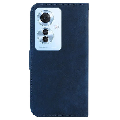 For Oppo Reno11 F 5G / F25 Pro 5G Cell Phone Case Lovely Tiger Imprinted Leather Anti-scratch Cover