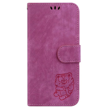 For Oppo Reno11 F 5G / F25 Pro 5G Cell Phone Case Lovely Tiger Imprinted Leather Anti-scratch Cover