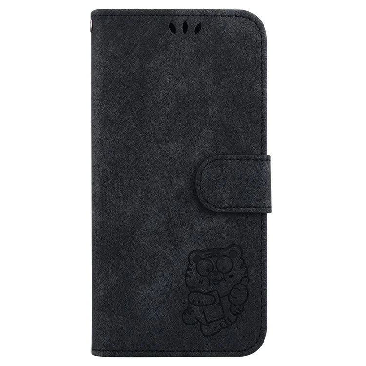 For Oppo Reno11 F 5G / F25 Pro 5G Cell Phone Case Lovely Tiger Imprinted Leather Anti-scratch Cover