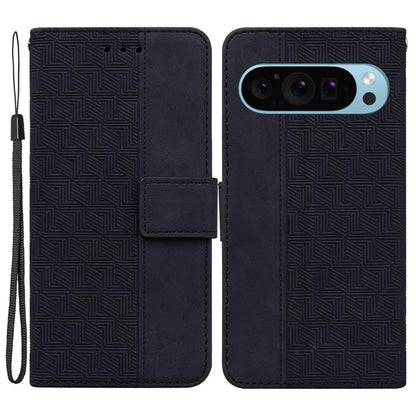 For Google Pixel 9 Case PU Leather Shockproof Imprinted Flip Phone Cover with Wallet Stand