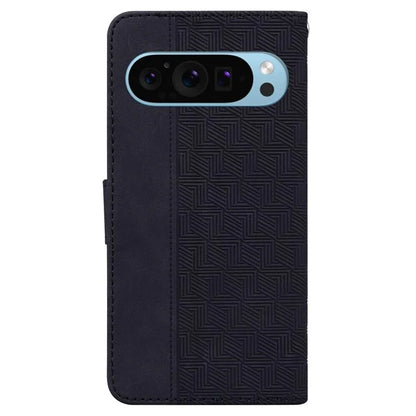 For Google Pixel 9 Case PU Leather Shockproof Imprinted Flip Phone Cover with Wallet Stand