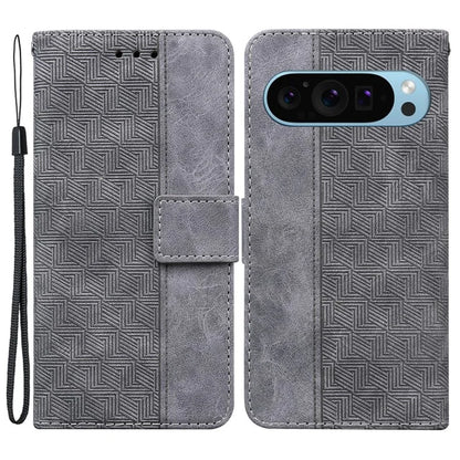 For Google Pixel 9 Case PU Leather Shockproof Imprinted Flip Phone Cover with Wallet Stand