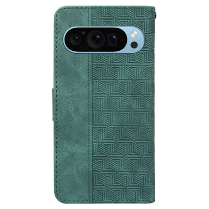 For Google Pixel 9 Case PU Leather Shockproof Imprinted Flip Phone Cover with Wallet Stand