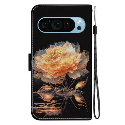 Stand Case for Google Pixel 9 , Pattern Printing PU Leather + TPU Phone Cover