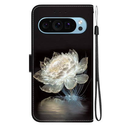 Stand Case for Google Pixel 9 , Pattern Printing PU Leather + TPU Phone Cover
