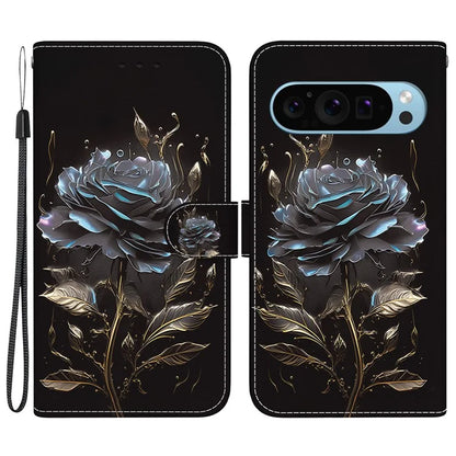 Stand Case for Google Pixel 9 , Pattern Printing PU Leather + TPU Phone Cover