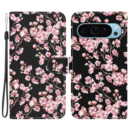Stand Case for Google Pixel 9 , Pattern Printing PU Leather + TPU Phone Cover
