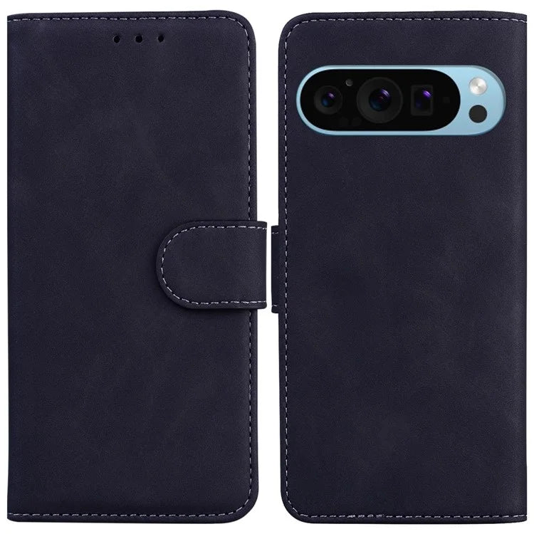 For Google Pixel 9 Wallet Case PU Leather + TPU Cell Phone Stand Cover