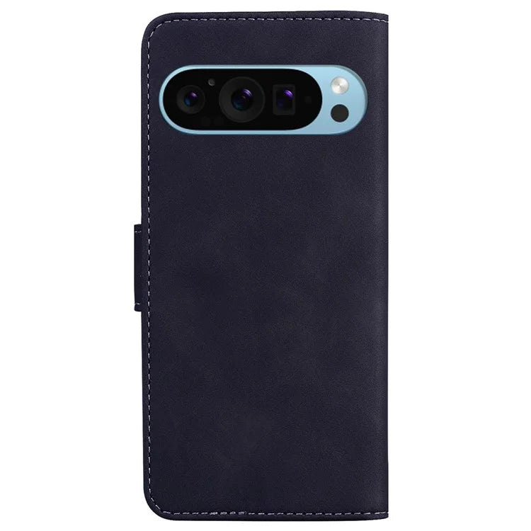 For Google Pixel 9 Wallet Case PU Leather + TPU Cell Phone Stand Cover