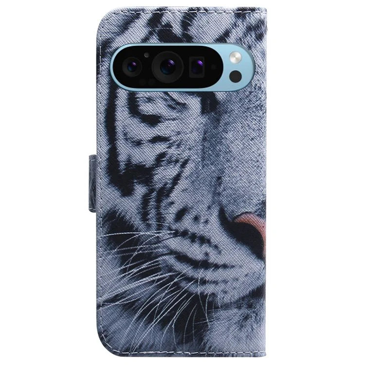 For Google Pixel 9 Phone Case Pattern Printing Wallet Design Leather Shell