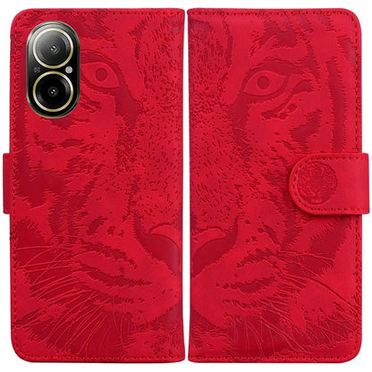 For Realme C67 4G Cell Phone Cover Tiger Imprinted Pattern Phone Case